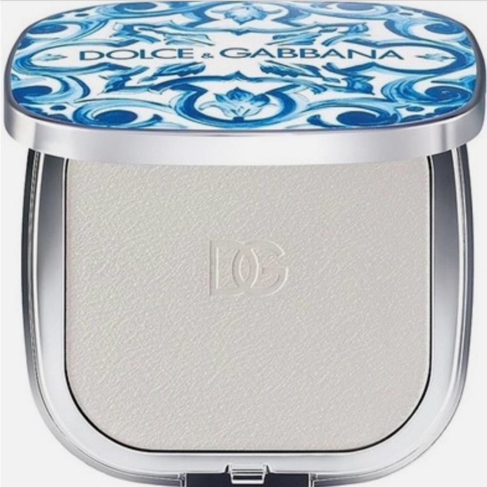 Dolce & Gabbana Blue and White Patterned Compact